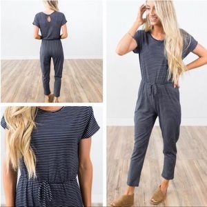 Stevie Hender Cotton Stretch Jumpsuit